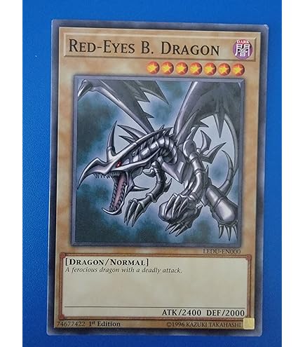 Amazon.com: Red-Eyes B. Dragon - SDJ-001 - Ultra Rare - Unlimited